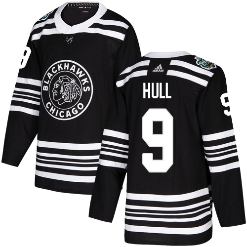 Adidas Blackhawks #9 Bobby Hull Black Authentic 2019 Winter Classic Stitched NHL Jersey Adidas Blackhawks #9 Bobby Hull Black Authentic 2019 Winter Classic Stitched NHL Jersey
