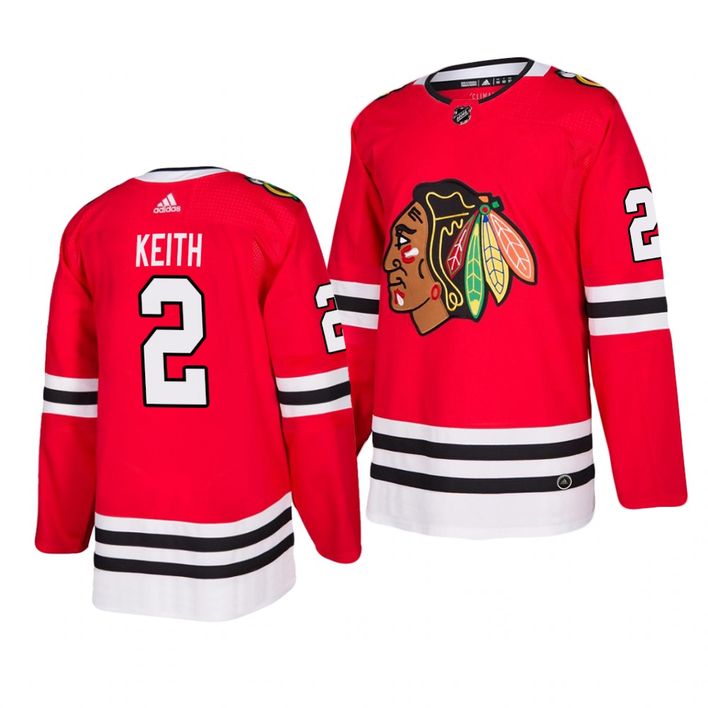 Chicago Blackhawks #2 Duncan Keith 2019-20 Adidas Authentic Home Red Stitched NHL Jersey Chicago Blackhawks #2 Duncan Keith 2019-20 Adidas Authentic Home Red Stitched NHL Jersey