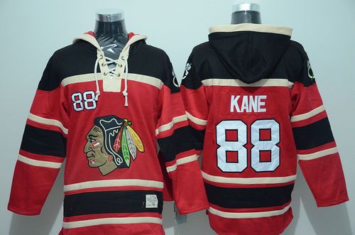 Blackhawks #88 Patrick Kane Red Sawyer Hooded Sweatshirt Stitched NHL Jersey Blackhawks #88 Patrick Kane Red Sawyer Hooded Sweatshirt Stitched NHL Jersey