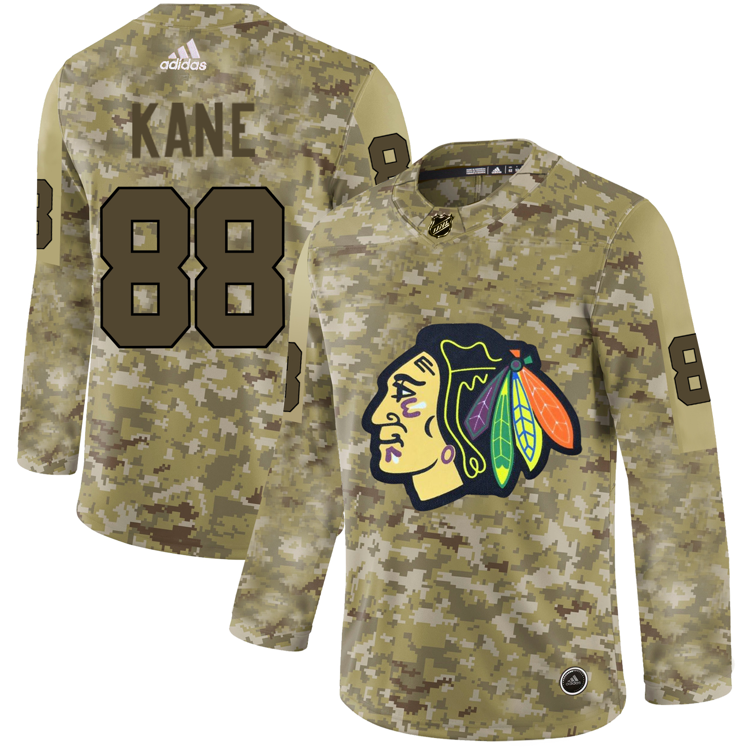 Adidas Blackhawks #88 Patrick Kane Camo Authentic Stitched NHL Jersey Adidas Blackhawks #88 Patrick Kane Camo Authentic Stitched NHL Jersey