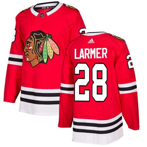 Adidas Blackhawks #28 Steve Larmer Red Home Authentic Stitched NHL Jersey Adidas Blackhawks #28 Steve Larmer Red Home Authentic Stitched NHL Jersey