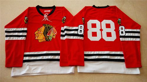 Mitchell And Ness 1960-61 Blackhawks #88 Patrick Kane Red Stitched NHL Jersey Mitchell And Ness 1960-61 Blackhawks #88 Patrick Kane Red Stitched NHL Jersey