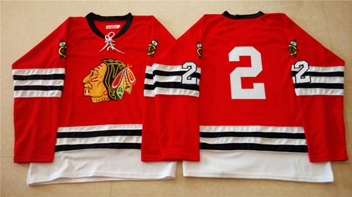 Mitchell And Ness 1960-61 Blackhawks #2 Duncan Keith Red Stitched NHL Jersey Mitchell And Ness 1960-61 Blackhawks #2 Duncan Keith Red Stitched NHL Jersey