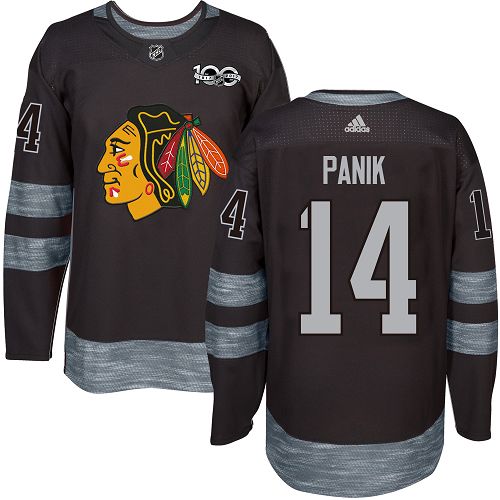 Adidas Blackhawks #14 Richard Panik Black 1917-2017 100th Anniversary Stitched NHL Jersey Adidas Blackhawks #14 Richard Panik Black 1917-2017 100th Anniversary Stitched NHL Jersey