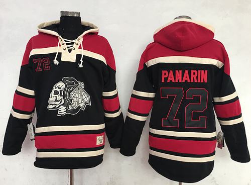 Blackhawks #72 Artemi Panarin Black Sawyer Hooded Sweatshirt Stitched NHL Jersey Blackhawks #72 Artemi Panarin Black Sawyer Hooded Sweatshirt Stitched NHL Jersey