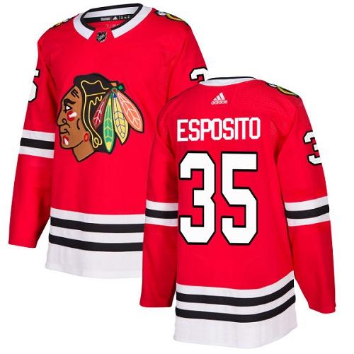 Adidas Blackhawks #35 Tony Esposito Red Home Authentic Stitched NHL Jersey Adidas Blackhawks #35 Tony Esposito Red Home Authentic Stitched NHL Jersey