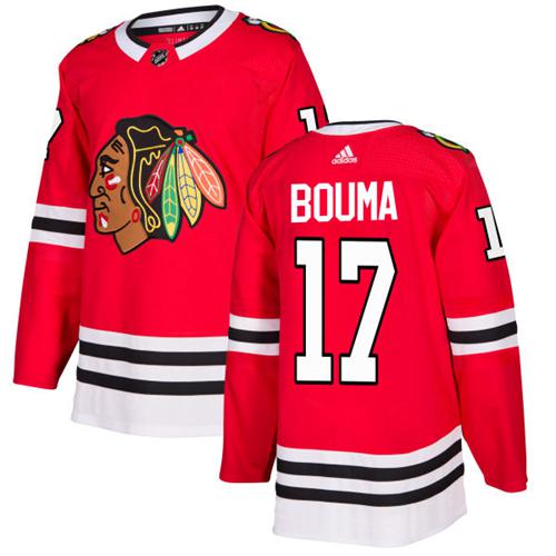 Adidas Blackhawks #17 Lance Bouma Red Home Authentic Stitched NHL Jersey Adidas Blackhawks #17 Lance Bouma Red Home Authentic Stitched NHL Jersey