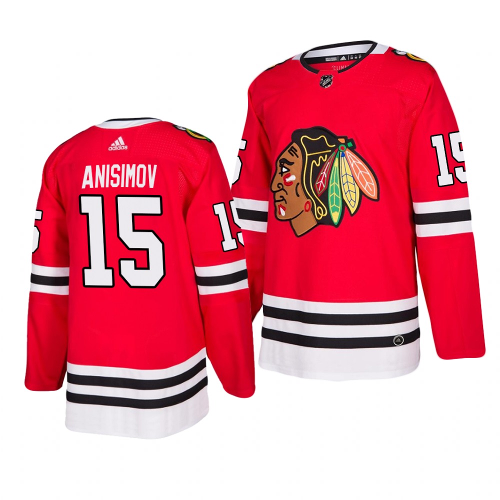 Chicago Blackhawks #15 Artem Anisimov 2019-20 Adidas Authentic Home Red Stitched NHL Jersey Chicago Blackhawks #15 Artem Anisimov 2019-20 Adidas Authentic Home Red Stitched NHL Jersey