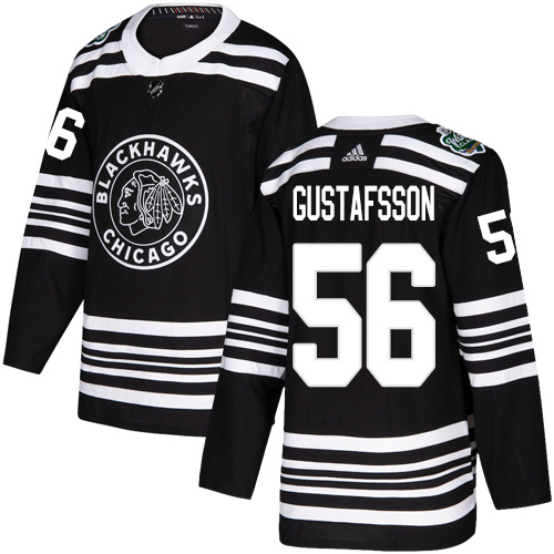 Adidas Blackhawks #56 Erik Gustafsson Black Authentic 2019 Winter Classic Stitched NHL Jersey Adidas Blackhawks #56 Erik Gustafsson Black Authentic 2019 Winter Classic Stitched NHL Jersey