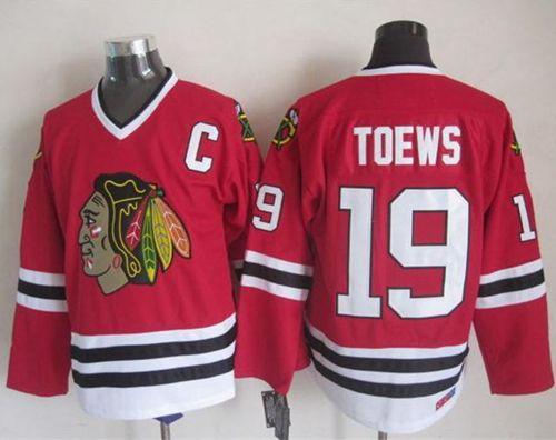Blackhawks #19 Jonathan Toews Red CCM Throwback Stitched NHL Jersey Blackhawks #19 Jonathan Toews Red CCM Throwback Stitched NHL Jersey