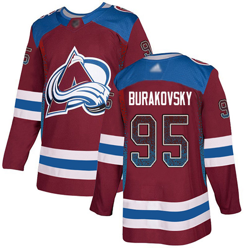 Adidas Avalanche #95 Andre Burakovsky Burgundy Home Authentic Drift Fashion Stitched NHL Jersey Adidas Avalanche #95 Andre Burakovsky Burgundy Home Authentic Drift Fashion Stitched NHL Jersey