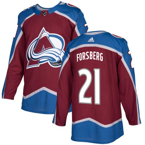Adidas Avalanche #21 Peter Forsberg Burgundy Home Authentic Stitched NHL Jersey Adidas Avalanche #21 Peter Forsberg Burgundy Home Authentic Stitched NHL Jersey