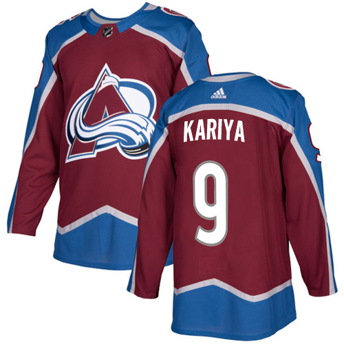 Adidas Avalanche #9 Paul Kariya Burgundy Home Authentic Stitched NHL Jersey Adidas Avalanche #9 Paul Kariya Burgundy Home Authentic Stitched NHL Jersey
