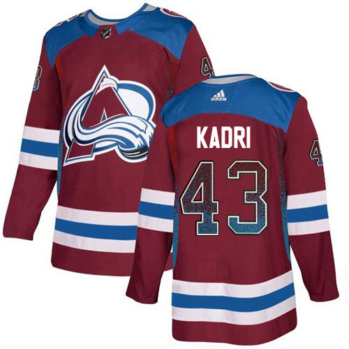Adidas Avalanche #43 Nazem Kadri Burgundy Home Authentic Drift Fashion Stitched NHL Jersey Adidas Avalanche #43 Nazem Kadri Burgundy Home Authentic Drift Fashion Stitched NHL Jersey