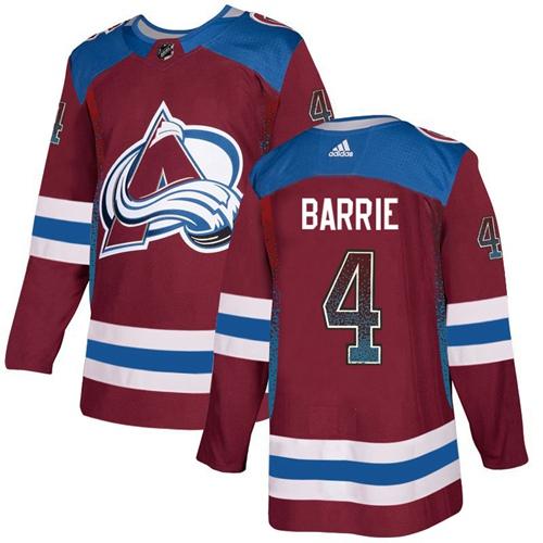 Adidas Avalanche #4 Tyson Barrie Burgundy Home Authentic Drift Fashion Stitched NHL Jersey Adidas Avalanche #4 Tyson Barrie Burgundy Home Authentic Drift Fashion Stitched NHL Jersey