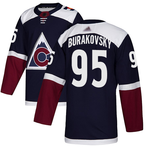 Adidas Avalanche #95 Andre Burakovsky Navy Alternate Authentic Stitched NHL Jersey Adidas Avalanche #95 Andre Burakovsky Navy Alternate Authentic Stitched NHL Jersey