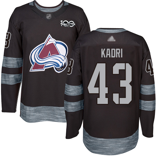 Adidas Avalanche #43 Nazem Kadri Black 1917-2017 100th Anniversary Stitched NHL Jersey Adidas Avalanche #43 Nazem Kadri Black 1917-2017 100th Anniversary Stitched NHL Jersey
