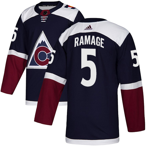 Adidas Avalanche #5 Rob Ramage Navy Alternate Authentic Stitched NHL Jersey Adidas Avalanche #5 Rob Ramage Navy Alternate Authentic Stitched NHL Jersey