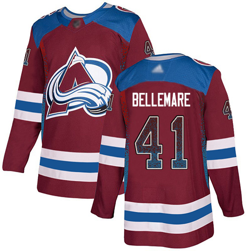 Adidas Avalanche #41 Pierre-Edouard Bellemare Burgundy Home Authentic Drift Fashion Stitched NHL Jersey Adidas Avalanche #41 Pierre-Edouard Bellemare Burgundy Home Authentic Drift Fashion Stitched NHL Jersey