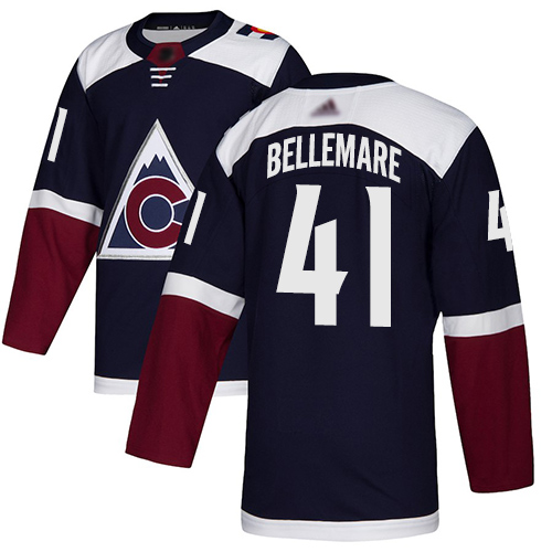 Adidas Avalanche #41 Pierre-Edouard Bellemare Navy Alternate Authentic Stitched NHL Jersey Adidas Avalanche #41 Pierre-Edouard Bellemare Navy Alternate Authentic Stitched NHL Jersey
