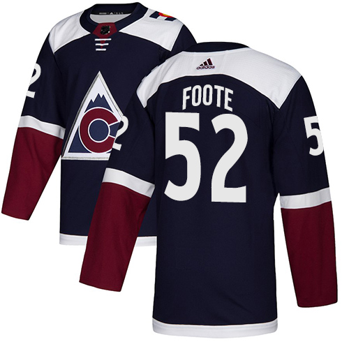 Adidas Avalanche #52 Adam Foote Navy Alternate Authentic Stitched NHL Jersey Adidas Avalanche #52 Adam Foote Navy Alternate Authentic Stitched NHL Jersey