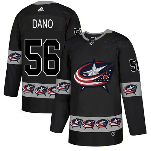 Adidas Blue Jackets #56 Marko Dano Black Authentic Team Logo Fashion Stitched NHL Jersey Adidas Blue Jackets #56 Marko Dano Black Authentic Team Logo Fashion Stitched NHL Jersey