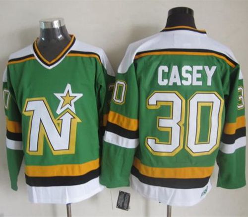 Stars #30 Jon Casey Green CCM Throwback Stitched NHL Jersey Stars #30 Jon Casey Green CCM Throwback Stitched NHL Jersey