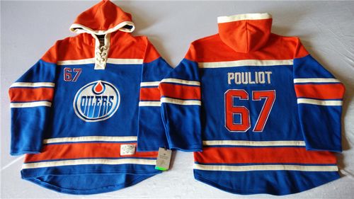 Oilers #67 Benoit Pouliot Light Blue Sawyer Hooded Sweatshirt Stitched NHL Jersey Oilers #67 Benoit Pouliot Light Blue Sawyer Hooded Sweatshirt Stitched NHL Jersey