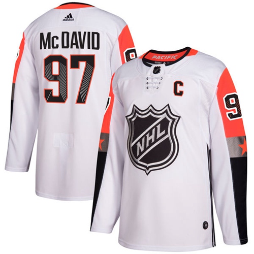 Adidas Oilers #97 Connor McDavid White 2018 All-Star Pacific Division Authentic Stitched NHL Jersey Adidas Oilers #97 Connor McDavid White 2018 All-Star Pacific Division Authentic Stitched NHL Jersey