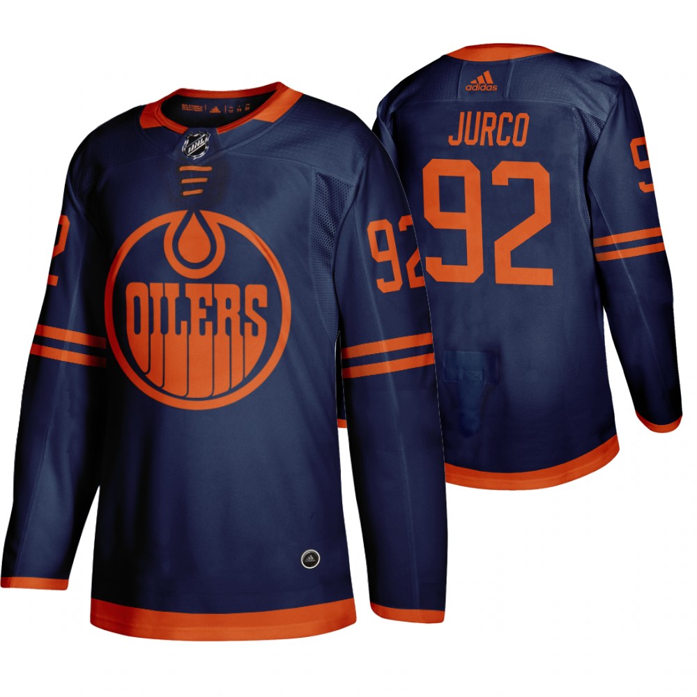 Edmonton Oilers #92 Tomas Jurco Blue 2019-20 Third Alternate Jersey