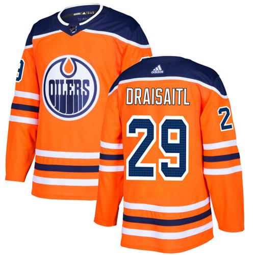 Adidas Oilers #29 Leon Draisaitl Orange Home Authentic Stitched NHL Jersey Adidas Oilers #29 Leon Draisaitl Orange Home Authentic Stitched NHL Jersey