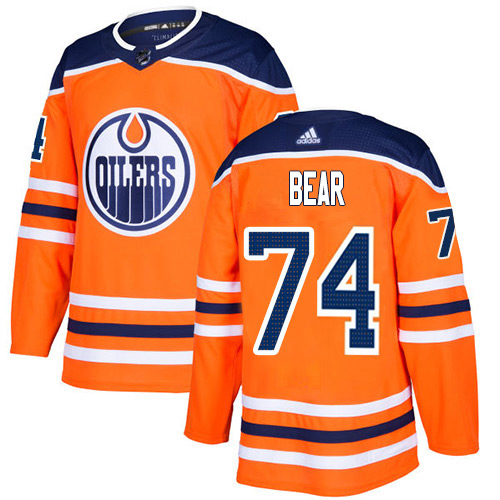 Adidas Oilers #74 Ethan Bear Orange Home Authentic Stitched NHL Jersey Adidas Oilers #74 Ethan Bear Orange Home Authentic Stitched NHL Jersey