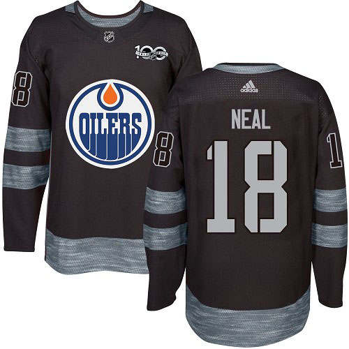 Adidas Oilers #18 James Neal Black 1917-2017 100th Anniversary Stitched NHL Jersey Adidas Oilers #18 James Neal Black 1917-2017 100th Anniversary Stitched NHL Jersey