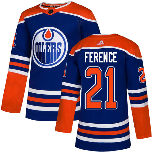 Adidas Oilers #21 Andrew Ference Royal Blue Alternate Authentic Stitched NHL Jersey Adidas Oilers #21 Andrew Ference Royal Blue Alternate Authentic Stitched NHL Jersey