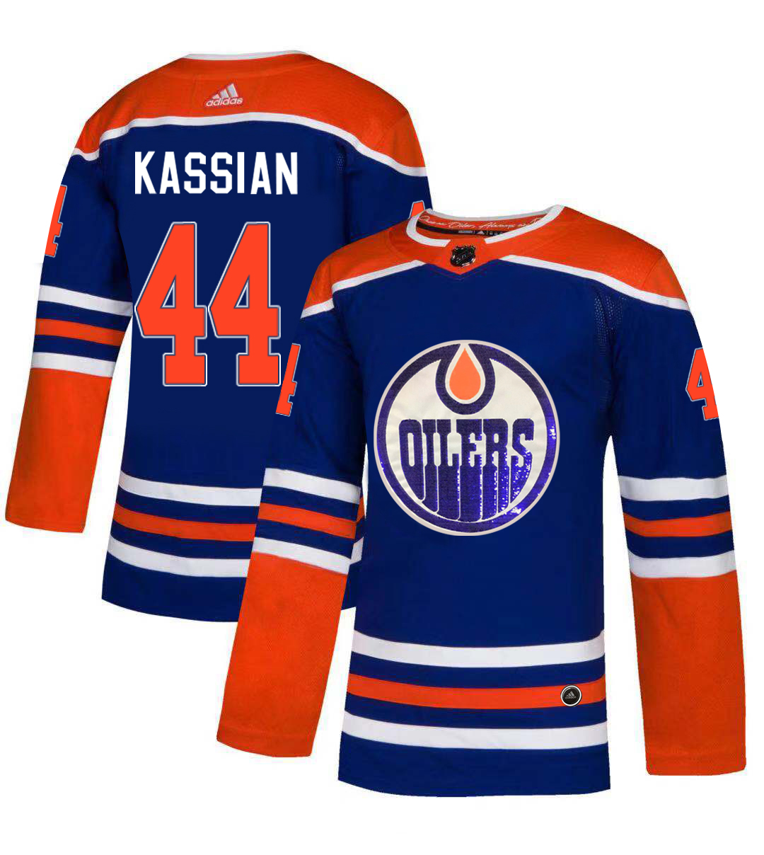 Adidas Oilers #44 Zack Kassian Royal Blue Sequin Embroidery Fashion Stitched NHL Jersey Adidas Oilers #44 Zack Kassian Royal Blue Sequin Embroidery Fashion Stitched NHL Jersey
