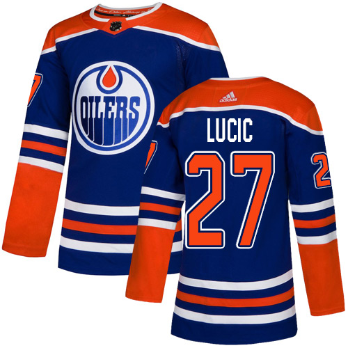Adidas Oilers #27 Milan Lucic Royal Alternate Authentic Stitched NHL Jersey Adidas Oilers #27 Milan Lucic Royal Alternate Authentic Stitched NHL Jersey