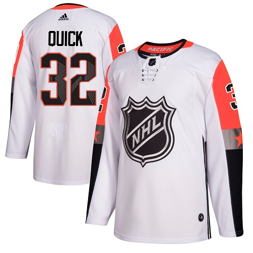 Adidas Kings #32 Jonathan Quick White 2018 All-Star Pacific Division Authentic Stitched NHL Jersey Adidas Kings #32 Jonathan Quick White 2018 All-Star Pacific Division Authentic Stitched NHL Jersey