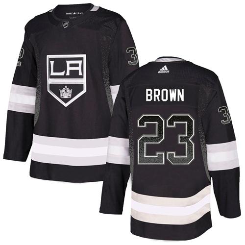 Adidas Kings #23 Dustin Brown Black Home Authentic Drift Fashion Stitched NHL Jersey Adidas Kings #23 Dustin Brown Black Home Authentic Drift Fashion Stitched NHL Jersey