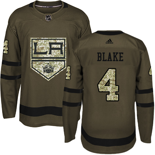 Adidas Kings #4 Rob Blake Green Salute to Service Stitched NHL Jersey Adidas Kings #4 Rob Blake Green Salute to Service Stitched NHL Jersey