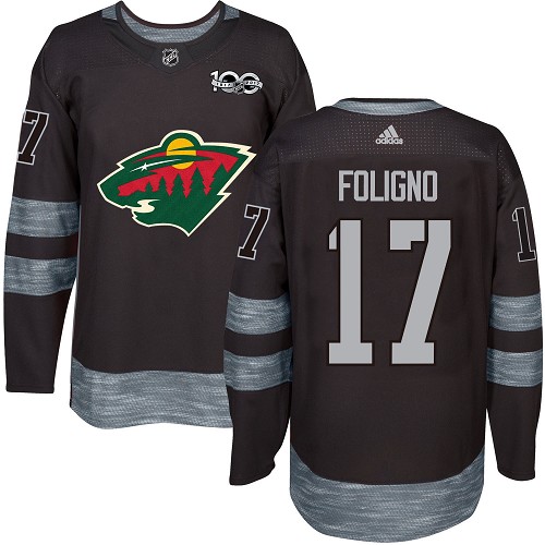 Adidas Wild #17 Marcus Foligno Black 1917-2017 100th Anniversary Stitched NHL Jersey Adidas Wild #17 Marcus Foligno Black 1917-2017 100th Anniversary Stitched NHL Jersey