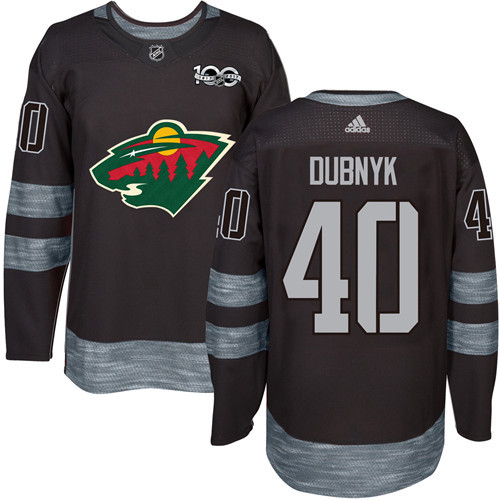 Adidas Wild #40 Devan Dubnyk Black 1917-2017 100th Anniversary Stitched NHL Jersey Adidas Wild #40 Devan Dubnyk Black 1917-2017 100th Anniversary Stitched NHL Jersey