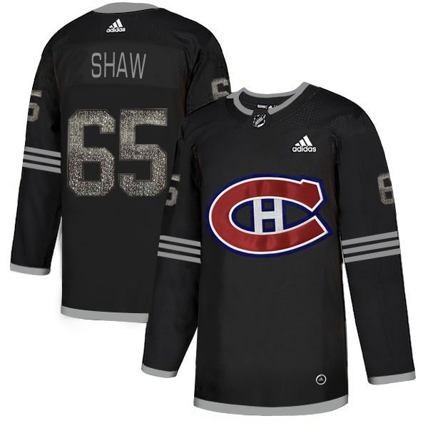 Adidas Canadiens #65 Andrew Shaw Black Authentic Classic Stitched NHL Jersey Adidas Canadiens #65 Andrew Shaw Black Authentic Classic Stitched NHL Jersey