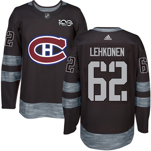 Adidas Canadiens #62 Artturi Lehkonen Black 1917-2017 100th Anniversary Stitched NHL Jersey Adidas Canadiens #62 Artturi Lehkonen Black 1917-2017 100th Anniversary Stitched NHL Jersey