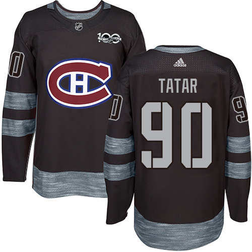 Adidas Canadiens #90 Tomas Tatar Black 1917-2017 100th Anniversary Stitched NHL Jersey Adidas Canadiens #90 Tomas Tatar Black 1917-2017 100th Anniversary Stitched NHL Jersey