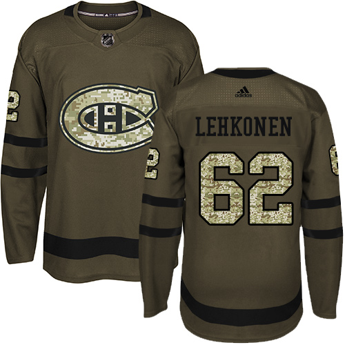 Adidas Canadiens #62 Artturi Lehkonen Green Salute to Service Stitched NHL Jersey Adidas Canadiens #62 Artturi Lehkonen Green Salute to Service Stitched NHL Jersey