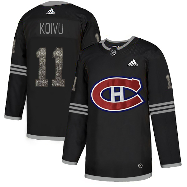 Adidas Canadiens #11 Saku Koivu Black Authentic Classic Stitched NHL Jersey Adidas Canadiens #11 Saku Koivu Black Authentic Classic Stitched NHL Jersey