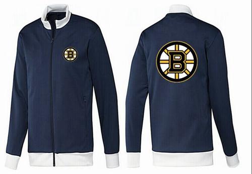 NHL Boston Bruins Zip Jackets Dark Blue-1 NHL Boston Bruins Zip Jackets Dark Blue-1