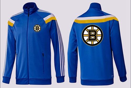 NHL Boston Bruins Zip Jackets Blue-3 NHL Boston Bruins Zip Jackets Blue-3