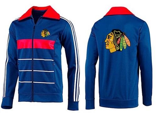 NHL Chicago Blackhawks Zip Jackets Blue-3 NHL Chicago Blackhawks Zip Jackets Blue-3