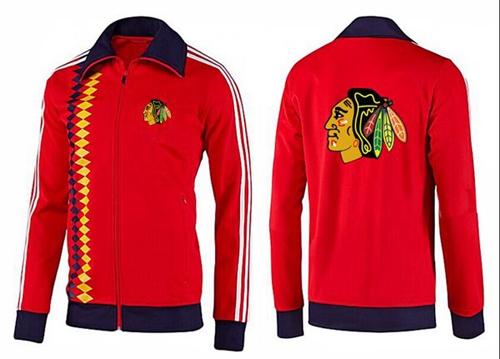NHL Chicago Blackhawks Zip Jackets Orange-2 NHL Chicago Blackhawks Zip Jackets Orange-2